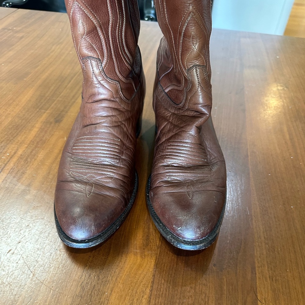 Men's Tecovas Cartwright cowboy boots. Size 9 D - Picture 3 of 7